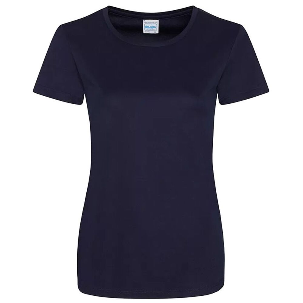 AWDis Just Cool Womens/Ladies Girlie Smooth T-Shirt / French Navy